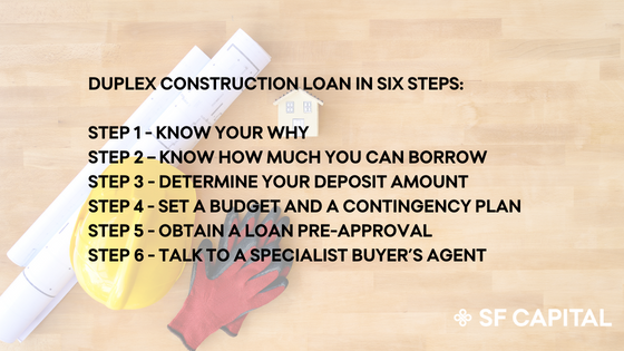 Six Steps in Duplex Construction