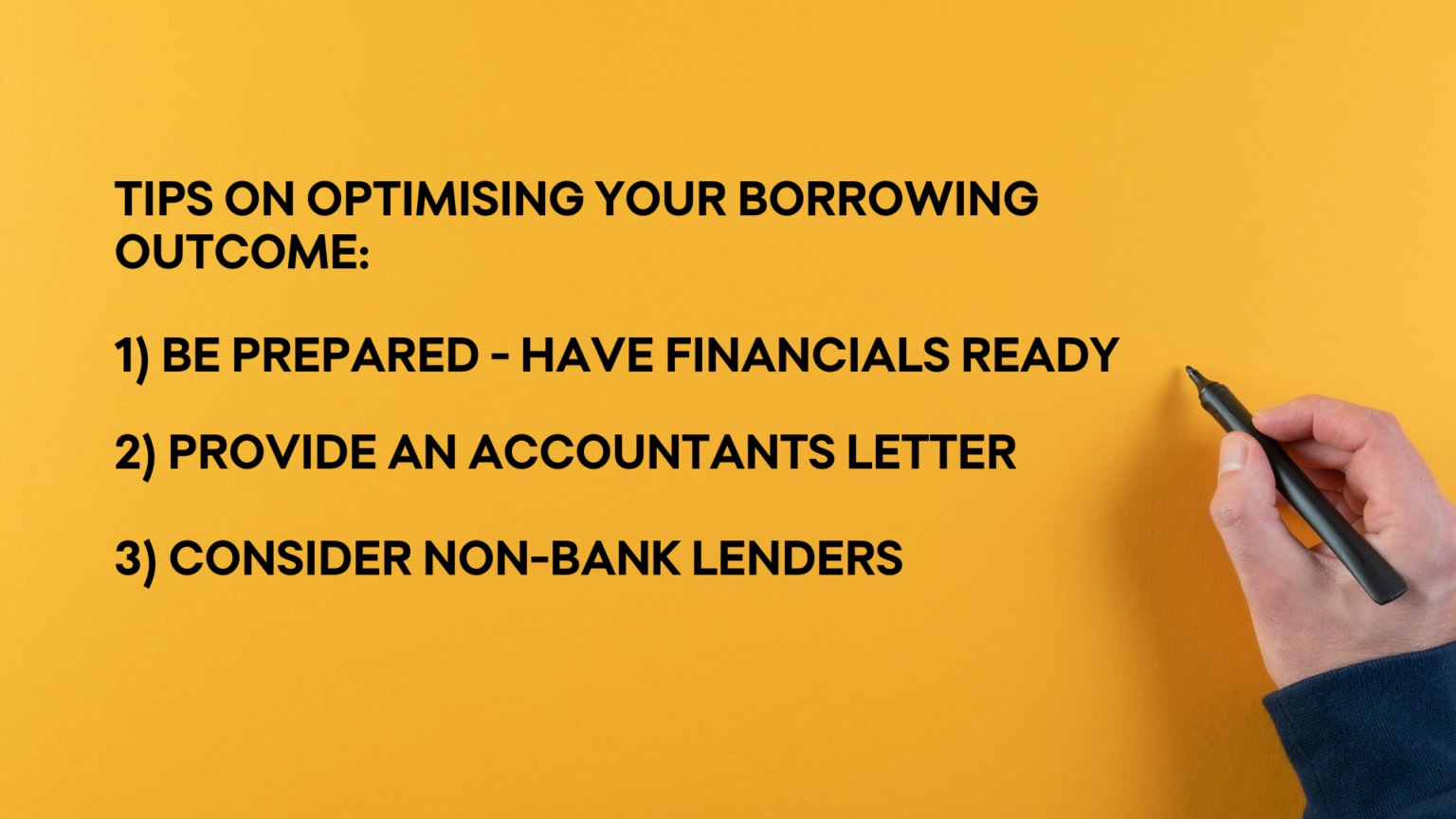 Tips on Optimising Borrowing Outcome SF Capital